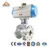 Pneumatic Actuated Forged Steel Flanged V Type Control Ball Valve