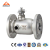 Integrated Body Steam Jacketed Flanged Ends Floating Ball Valve