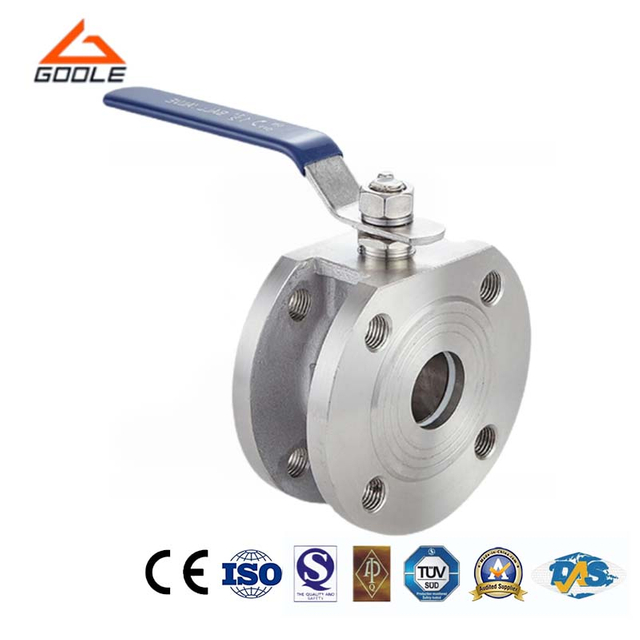 Handle Operated Wafer Type Ball Valve