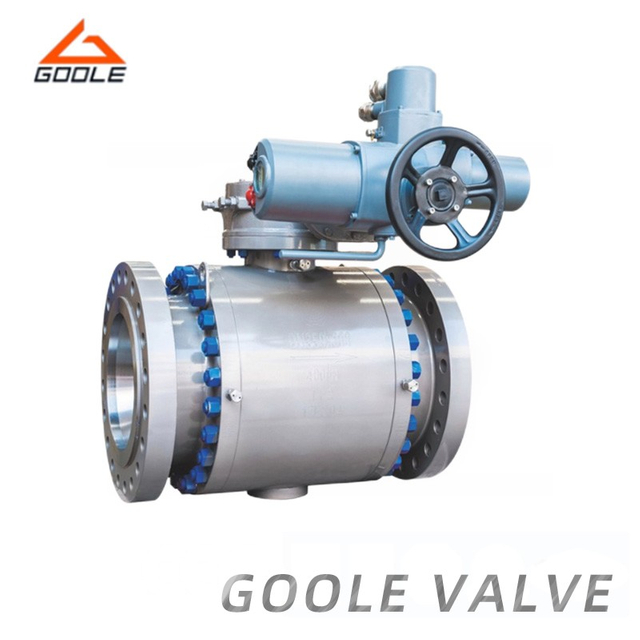 Electric Actuated Forged Steel Trunnion Ball Valve for Smooth Operation