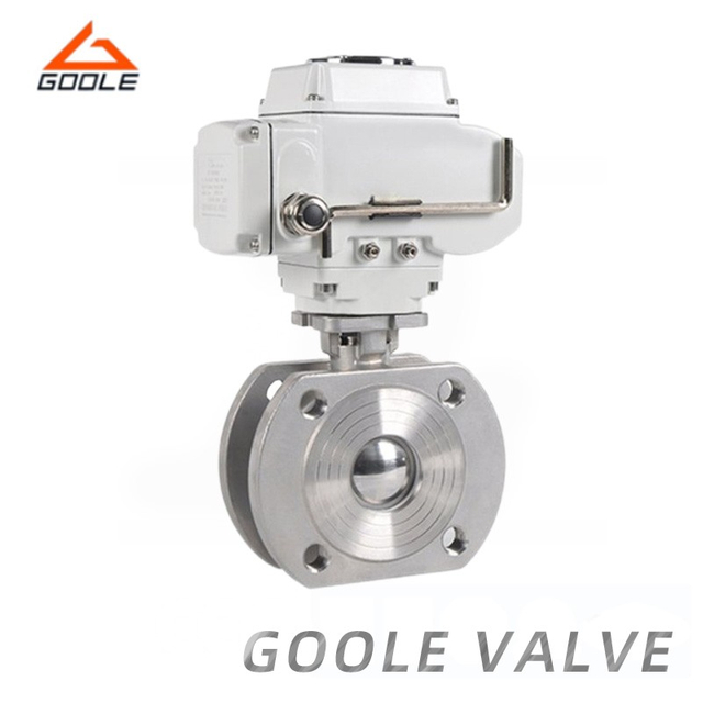 Electric Thin Wafer Type Ball Valve