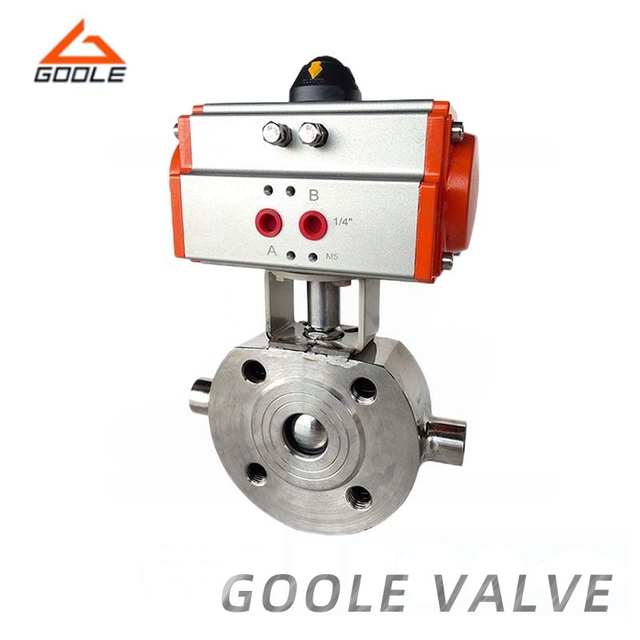 Pneumatic Short Type Jacketed Floating Ball Valve