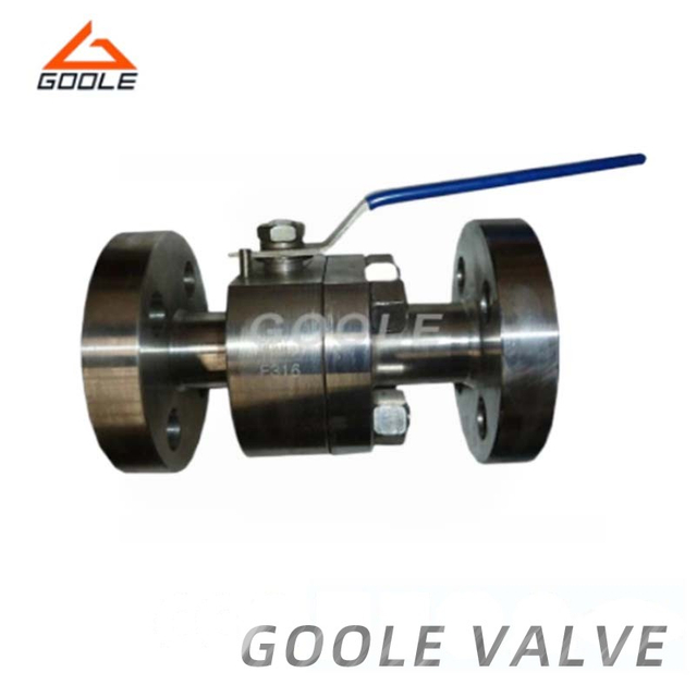 Forged Steel High Pressure Flanged Ends Ball Valve
