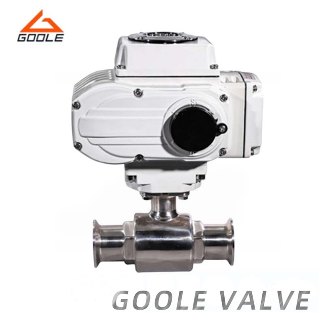 Electric Actuated 1PC Sanitary Ball Valve