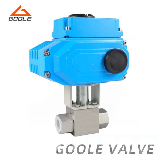 Electric Operated High Pressure Threaded Ends Ball Valve