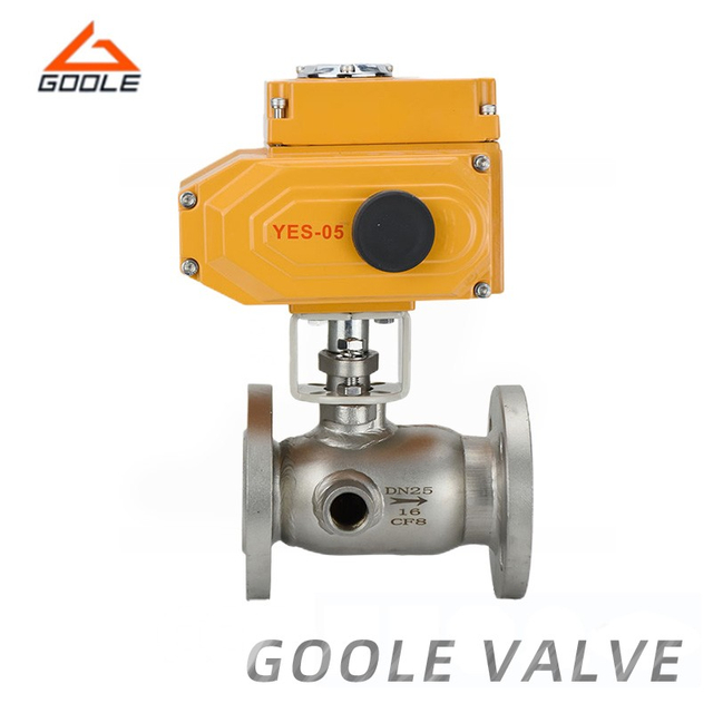 Electric Integrated Body Flanged Insulation Jacketed Ball Valve