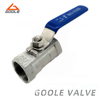 Stainless Steel One Piece Threaded Ball Valve