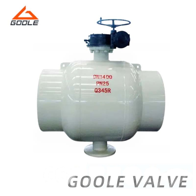 Heating Line Full Welded Trunnion Ball Valve