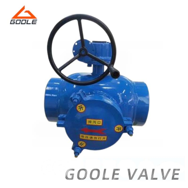Fully Welded Strainer Ball Valve with Inner Strainer