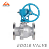 Cast Steel Gear Operated Flanged Floating Ball Valve