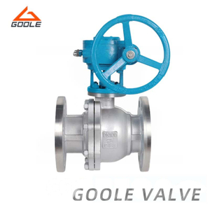 Cast Steel Gear Operated Flanged Floating Ball Valve