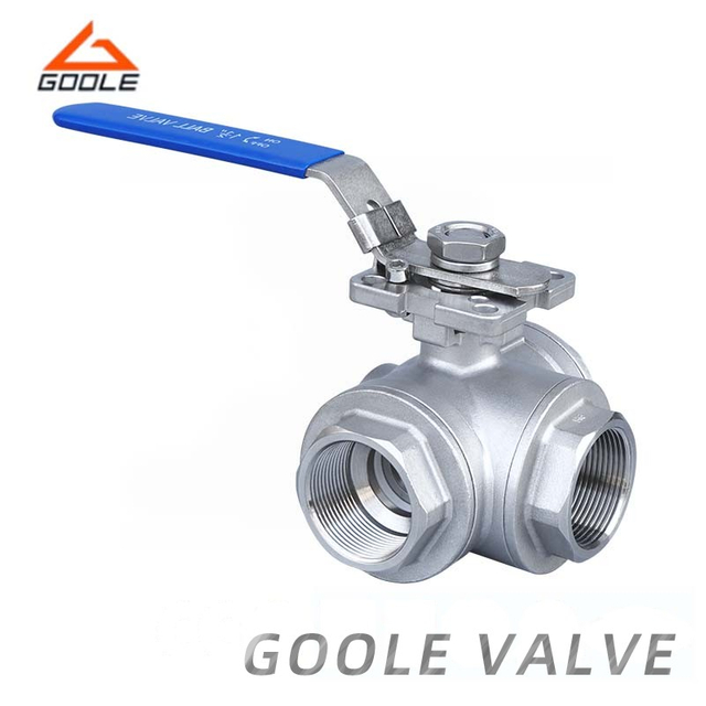 Stainless Steel Threaded Ends High Pressure Three Way