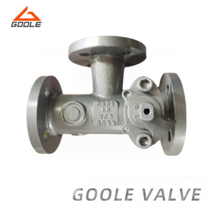 T Port Flanged Ends Combination Three Way Ball Valve