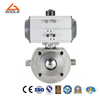 Pneumatic Actuated Forged Steel Short Type Jacketed Floating Ball Valve