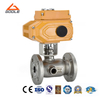 Electric 1PC Integrated Body Flanged Ends Insulation Ball Valve