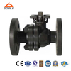 2PCS Carbon Steel Flanged Split Body Floating Ball Valve