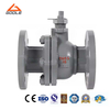 2PCS Cast Stainless Steel Flanged Ends Split Body Ball Valve