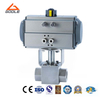 Pneumatic Actuated Threaded High Pressure Ends Ball Valve