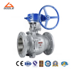 Gear Operated Side Entry 2PCS Flanged Floating Ball Valve