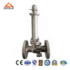 2PCS Forged Steel Flanged Extended Stem Cryogenic Ball Valve