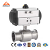 Pneumatic 1PC Sanitary Quick Installation Ball Valve