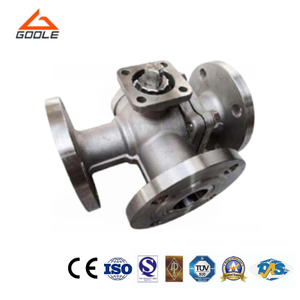 L Shaped Three-Way Floating Ball Valve