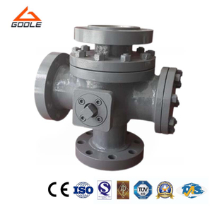 Manual Operated Four Way Floating Ball Valve