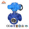 Electric Flanged Y Port 3-Way Ball Valve