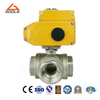 Electric Stainless Steel 1000wog Threaded 3-Way Ball Valve