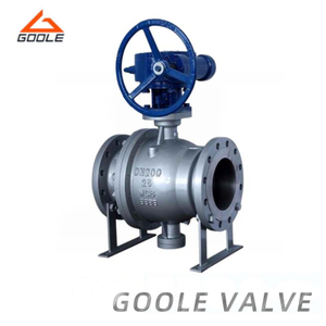 2PCS Full Bore Flange Eccentric Semi-Spherical Ball Valve