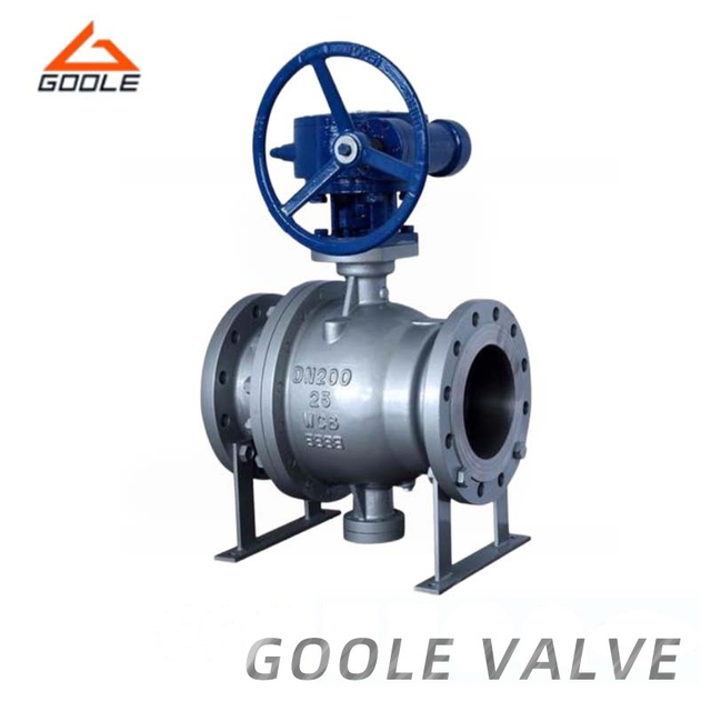 2PCS Forged Steel Full Bore Eccentric Semi-Spherical Ball Valve