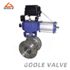 Pneumatic V Type/Segment Type Control Ball Valve