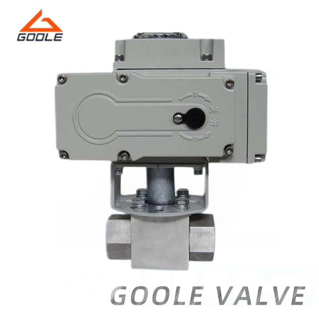Electric Actuated High Pressure Threaded Ball Valve