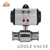 Pneumatic Actuated Sanitary Quick Installation Ball Valve