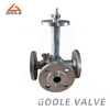 Forged Steel Extended Stem T Port Low Temperature Three Way Ball Valve