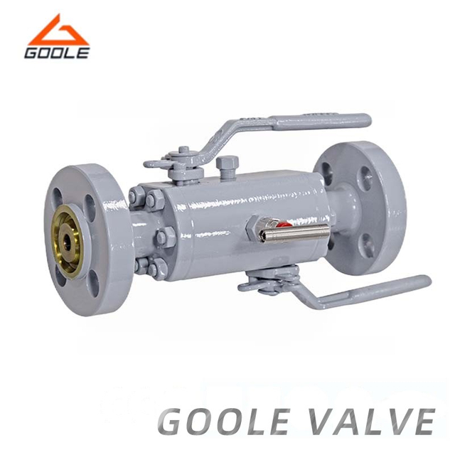 Double Block and Bleed Lever Operated/Trunnion Dbb Ball Valve