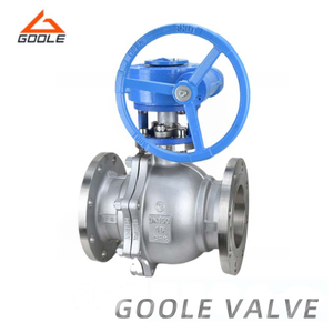 Cast Steel Gear Operated Standard Port Ball Valve
