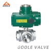 Electric Stainless Steel 1000wog Threaded 3-Way Ball Valve