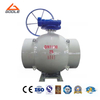 Heating Pipeline Full Welded Trunnion Ball Valve