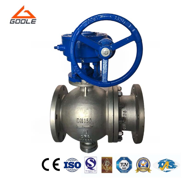 2PCS Forged Steel Full Bore Flange Eccentric Semi-Spherical Ball Valve