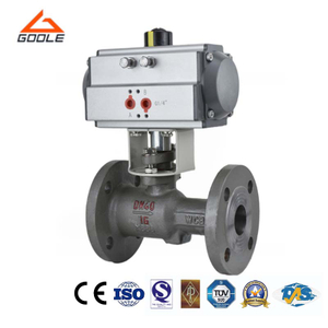 Pneumatic Actuated 1PC Integrated High Temperature Ball Valve