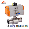 Pneumatic 1PC Sanitary Quick Installation Ball Valve
