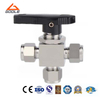 Stainless Steel Three Way Sleeve Type Ball Valve 