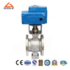 Electric Wafer Type Soft Seated V Port Segment Control Ball Valve