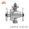 Cast Steel 2PCS Fixed High Platform Ball Valve