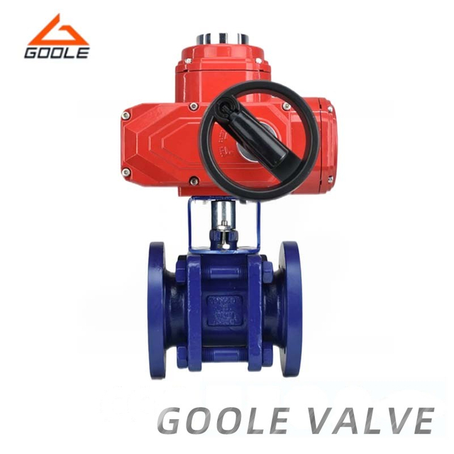 Electric Operated 3PCS Ceramic Lined Floating Ball Valve