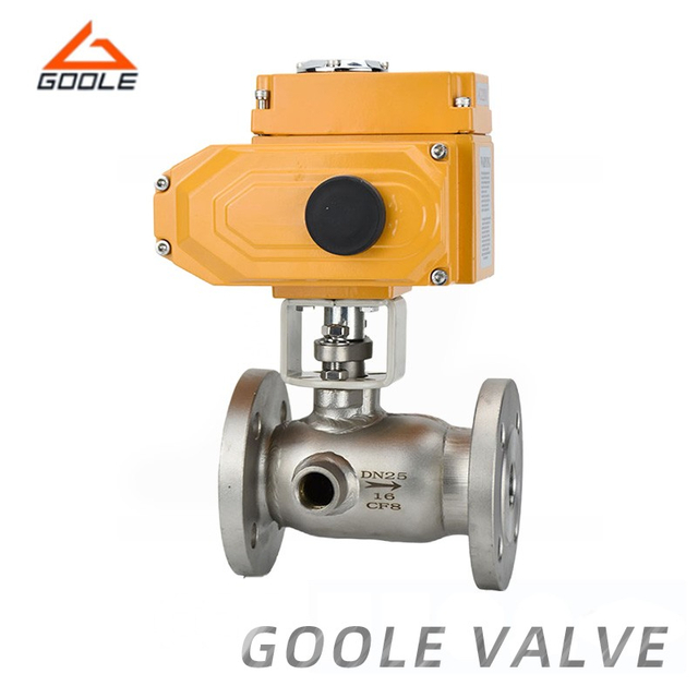 Electric Integrated Body Flanged Ends Insulation Ball Valve