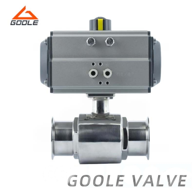 Pneumatic Sanitary Quick Installation Ball Valve