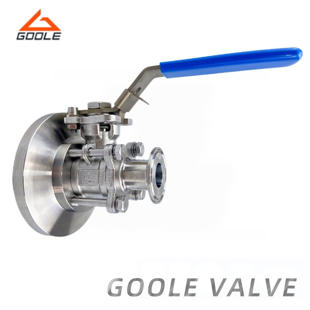 3PC Tank Bottom Sampling Ball Valve