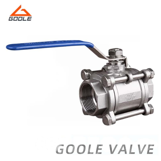 3PC Socket Welded / NPT Threaded Forged Steel Floating Ball Valve